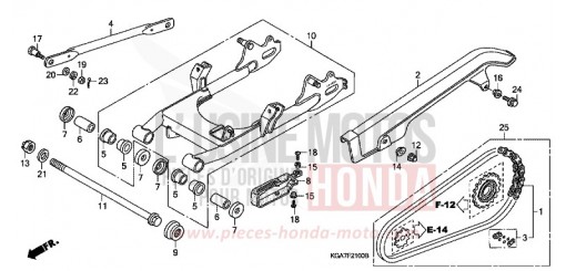 BRAS OSCILLANT CG125ES4 de 2004
